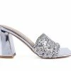 Best reviews of 🥰 Women's London Rag Adorbs Block Heel 👗 Dress 🩴 Sandals Silver 🌟