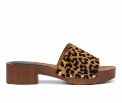 Brand new 😉 Women's Olivia Miller Maya Bay 👗 Dress 🩴 Sandals Leopard 🤩