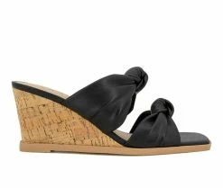 Best deal ✔️ Women's Esprit Victoria Wedge 🩴 Sandals Black 🥰
