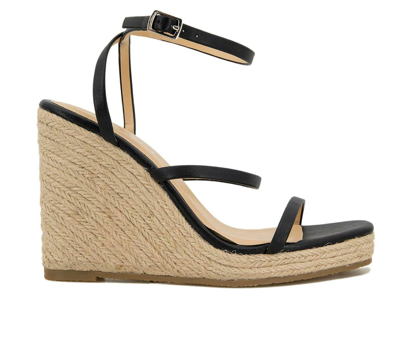 Outlet ๐ Women's XOXO Uliana Espadrille Wedge ๐ฉด Sandals Black ๐ฏ 2 Outlet ๐ Women's XOXO Uliana Espadrille Wedge ๐ฉด Sandals Black ๐ฏ - Image 2