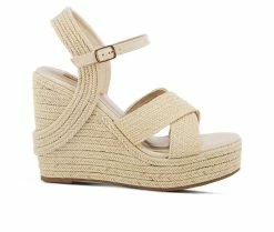 Wholesale ⌛ Women's Patrizia Vona Wedges Beige 🧨