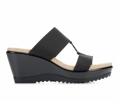 Deals 👍 Women's Anne Klein Reese Wedges Black ⭐