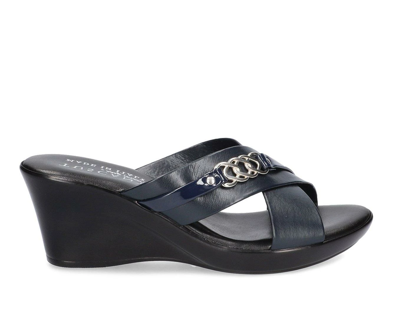 Coupon ๐ Women's TUSCANY BY EASY STREET Maggia Wedge ๐ฉด Sandals Navy ๐ 1 Coupon ๐ Women's TUSCANY BY EASY STREET Maggia Wedge ๐ฉด Sandals Navy ๐