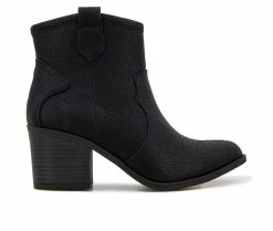 Cheap ❤️ Women's Unionbay Cowgal Western 🥾 Boots Black 🧨
