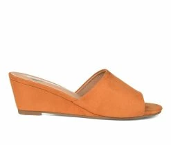 Best deal 🛒 Women's Journee Collection Pavan Wedges Tan 💯