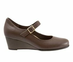 New 🔥 Women's Trotters Willow Wedges Dark Taupe 🥰