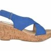 Best deal 😍 Women's Journee Collection Jenice Wedges Blue 🎉