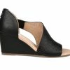 Budget 😀 Women's Journee Collection Aretha Wedges Black ⭐