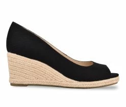 Best Sale ⌛ Women's Bandolino Nuri Wedges Black 😀