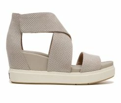 Wholesale 👏 Women's Dr. Scholls Sheena Wedge 🩴 Sandals Oyster Beige 👍