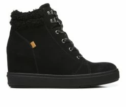 Best reviews of 🎁 Women's Dr. Scholls Madison Hike Wedge Combat 🥾 Boots Black 🔥