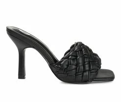 Cheap 🔔 Women's Journee Collection Raquelah 👗 Dress 🩴 Sandals Black ⌛