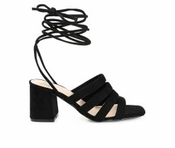 Buy 😍 Women's Journee Collection Sevyn 👗 Dress 🩴 Sandals Black ✔️