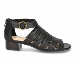 Wholesale 👍 Women's Bella Vita Betsy 👗 Dress 🩴 Sandals Black Leather 🥰