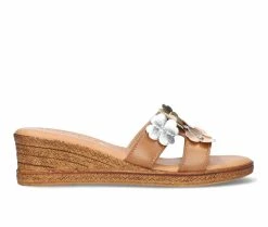 Discount 🔥 Women's TUSCANY BY EASY STREET Lilla Espadrille Wedges Cognac ⌛
