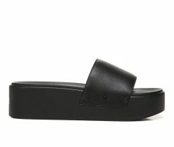 Wholesale 😍 Women's Dr. Scholls Pisces Max Platform Slide 🩴 Sandals Black 😍