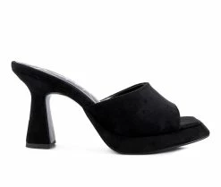 Coupon 🌟 Women's London Rag Copyme 👗 Dress 🩴 Sandals Black ✔️