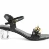 Best deal 😍 Women's London Rag Icicle 👗 Dress 🩴 Sandals Black 🛒