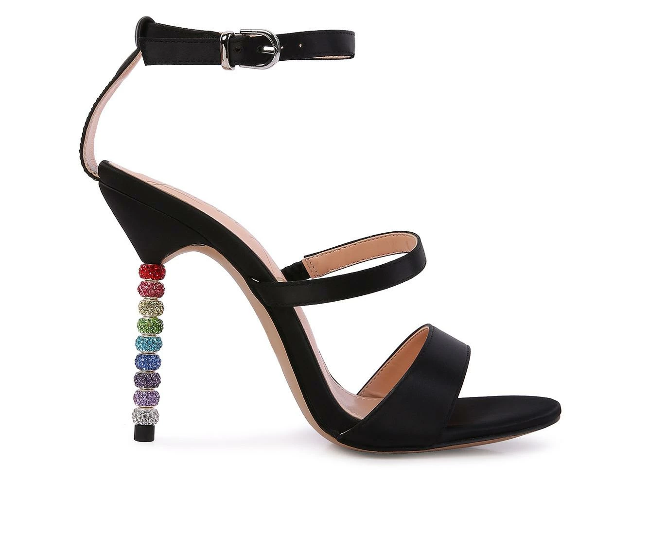 Best Sale 👍 Women's London Rag Suit 👗 Dress 🩴 Sandals Black 😀 2 Best Sale 👍 Women's London Rag Suit 👗 Dress 🩴 Sandals Black 😀 - Image 2