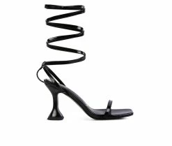 Wholesale 🌟 Women's London Rag Lewk 👗 Dress 🩴 Sandals Black ⌛