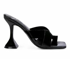 Budget 🎁 Women's London Rag Snatched 👗 Dress 🩴 Sandals Black 🥰