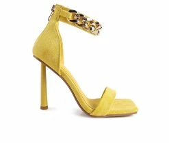 Best reviews of 🤩 Women's London Rag Last Sip 👗 Dress 🩴 Sandals Yellow 🧨