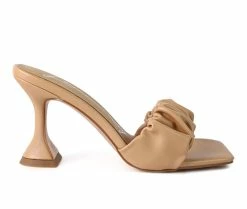 Brand new 💯 Women's London Rag Rebel 👗 Dress 🩴 Sandals Macchiato 😍