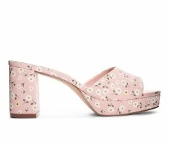 Top 10 😍 Women's Chinese Laundry Tai Block Heel 👗 Dress 🩴 Sandals Pink Floral ✔️