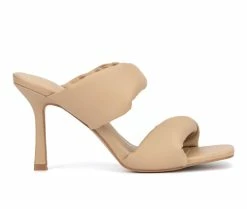 Top 10 👏 Women's Olivia Miller Oliana 👗 Dress 🩴 Sandals Beige 🔔