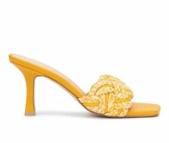 Budget 🎉 Women's New York And Company Julie 👗 Dress 🩴 Sandals Orange ⌛