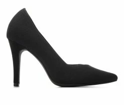 Wholesale 👏 Women's MIA Maire Pumps Black Knit 🌟