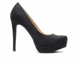 Brand new 👏 Women's Chinese Laundry Wow Stiletto Pumps Black Micro 🌟
