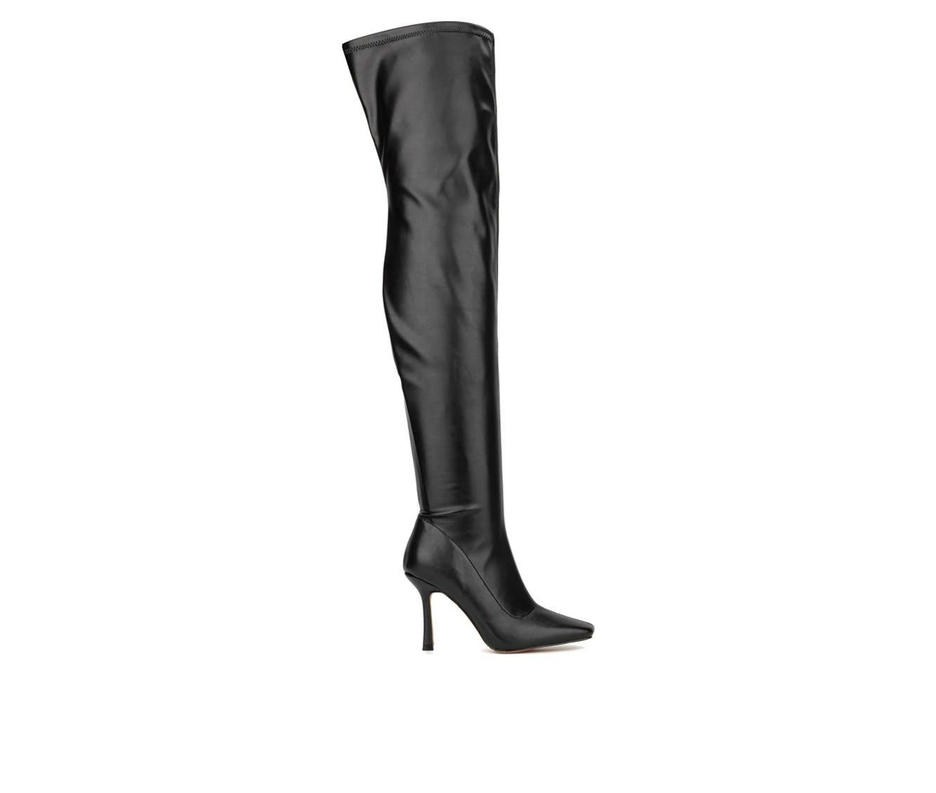 Top 10 ✔️ Women's New York And Company Natalia Over The Knee 🥾 Boots Black PU 😍 2 Top 10 ✔️ Women's New York And Company Natalia Over The Knee 🥾 Boots Black PU 😍 - Image 2