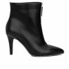 Outlet 🎉 Women's Fashion To Figure Rider Heeled Booties Black Wide 🎁