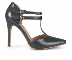 Outlet 😀 Women's Journee Collection Tru Pumps Grey ❤️