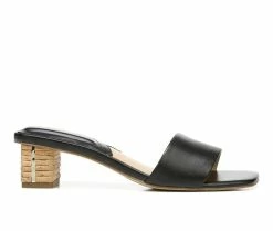 Best deal 🥰 Women's Franco Sarto Cruella Heeled 👗 Dress 🩴 Sandals Black 💯