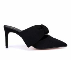 Flash Sale 🧨 Women's New York And Company Capri Mule Pumps Black 🌟
