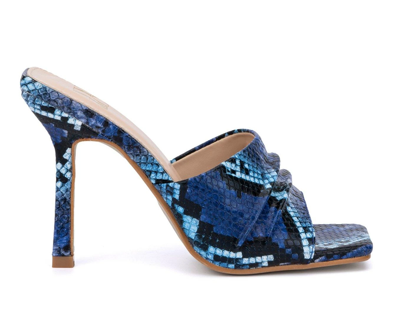 Best deal ✨ Women's New York And Company Breena Peep Toe Stilettos Blue 🔥 1 Best deal ✨ Women's New York And Company Breena Peep Toe Stilettos Blue 🔥