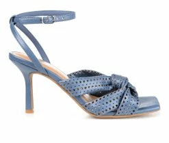Buy 🎉 Women's Journee Collection Naommi 👗 Dress 🩴 Sandals Blue 🥰