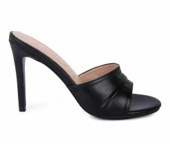 Best Sale ⌛ Women's London Rag 3rd Divorce 👗 Dress 🩴 Sandals Black 😉