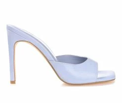 Budget ✨ Women's Journee Collection Marlowe 👗 Dress 🩴 Sandals Blue 🥰