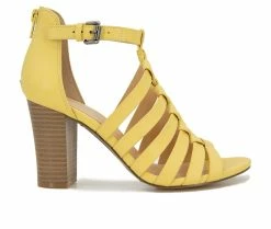 Deals 👏 Women's XOXO Baxter 👗 Dress 🩴 Sandals Yellow 🌟