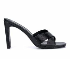 Budget 🧨 Women's Olivia Miller Sofia 👗 Dress 🩴 Sandals Black ✨