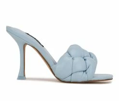 Best reviews of 🌟 Women's Nine West Yoyo Heeled 👗 Dress 🩴 Sandals Light Blue 🤩