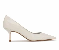 Promo 🎉 Women's Nine West Arlene Kitten Heel Pumps Iredes WHite 🥰