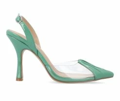 Outlet 😉 Women's Journee Collection Ivyann Pumps Green 😉
