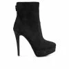 Cheapest ⭐ Women's London Rag Espiree Platform Stiletto Booties Black 🎉