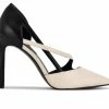 New 🎁 Women's Nine West Tens Pumps Cream/Black ✔️