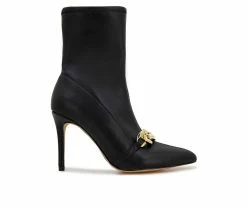 Best Pirce 👍 Women's XOXO Nigel Mid Calf Stiletto Booties Black 😀