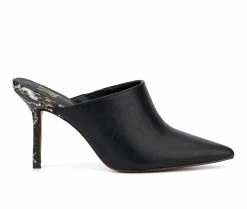 Deals 🎁 Women's New York And Company Carletta Mule Pumps Black 🌟